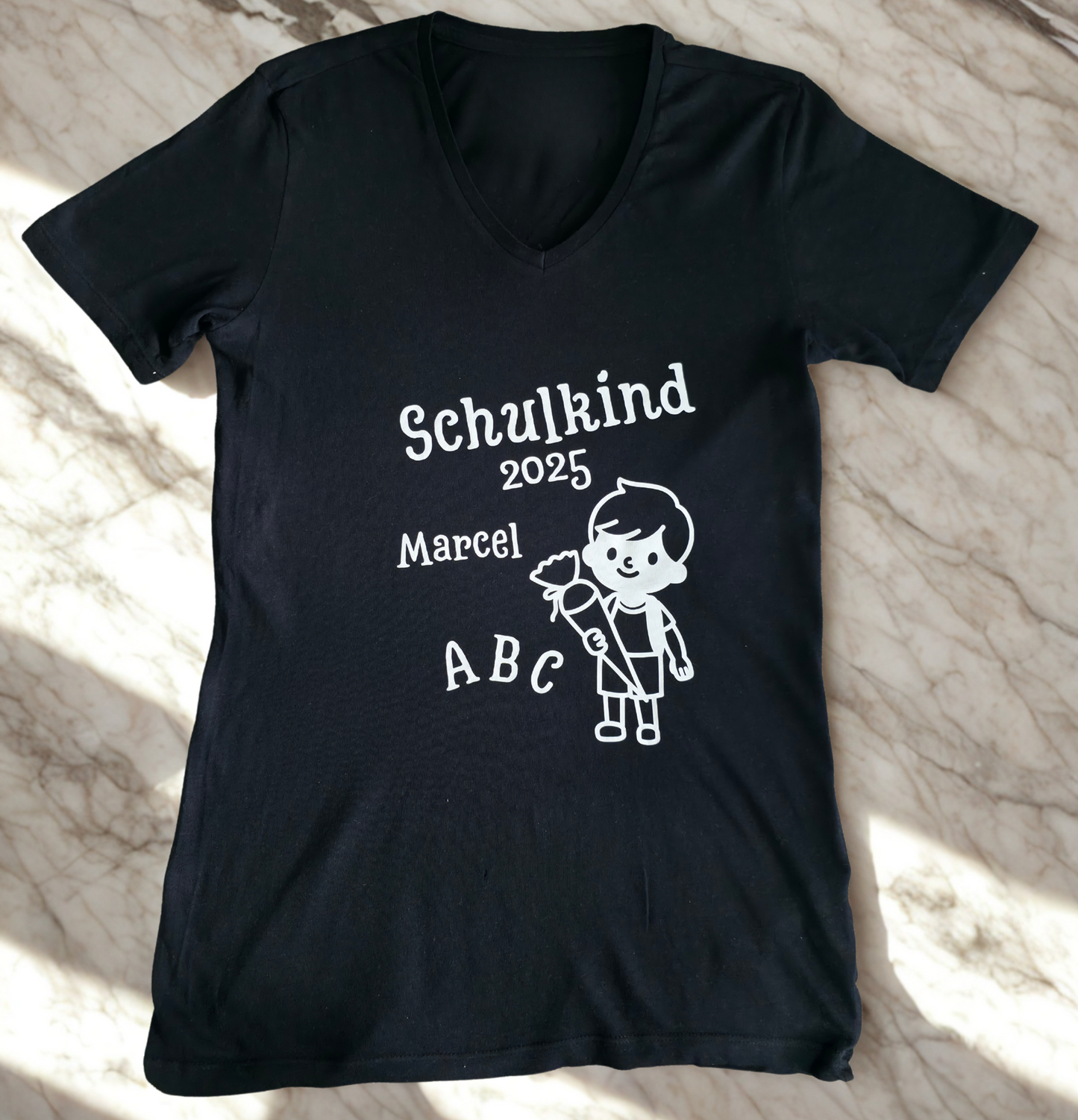 T-Shirt Schwarz "Schulkind"